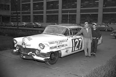 Keith Andrews drove at the Carrera Panamericana in 1954 with a Cadillac Series 62