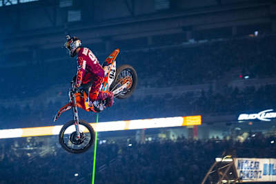 Ken Roczen opens up the show in Detroit