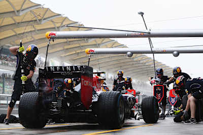 Daniel Ricciardo Malesian GP:n harjoituksissa.