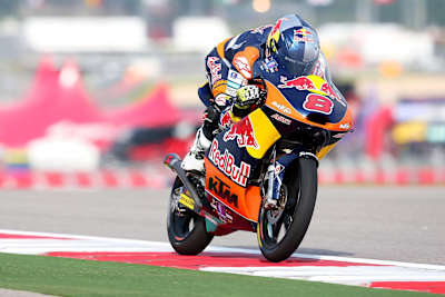 Gunning for victory: Jack Miller in action