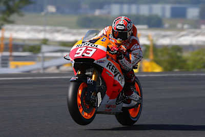 Marc Márquez estruja la Honda MotoGP