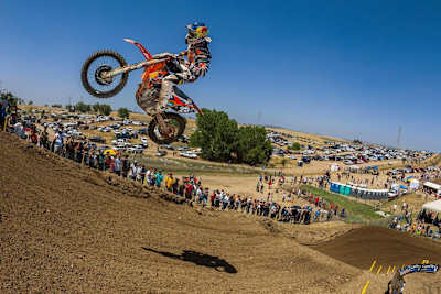 Marvin Musquin takes a trip up the step-up