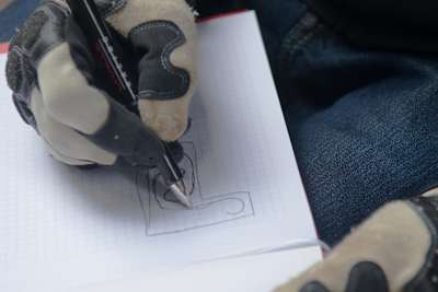 Pumptrack na rysunku - planowanie przed budową