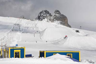 Le snowpark de Dachstein en été