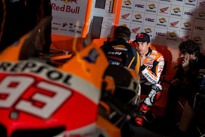 El piloto de MotoGP, Marc Márquez, en el Gran Premio de las Américas.