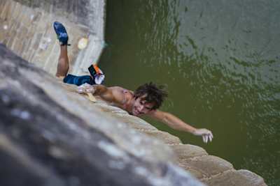 Chris Sharma at Red Bull Creepers 2014 Chris Sharma at Red Bull Creepers 2014