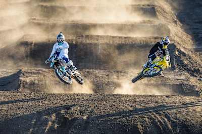 James and Malcolm tandem scrub at Straight Rhythm