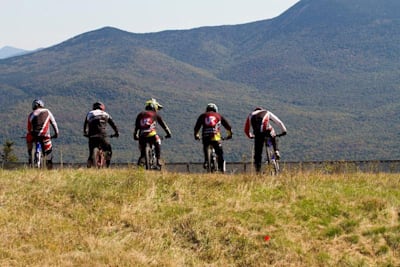 10-Rider Downhill MTB Race - Startgate