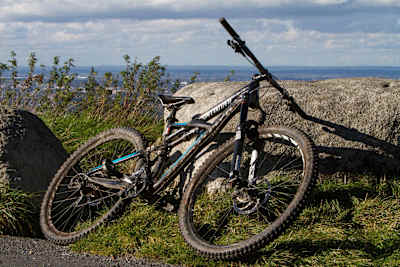 A specialist Enduro bike used by racers at Enduro events