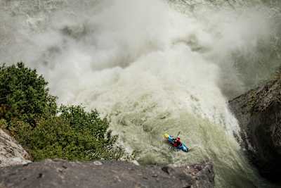 Before the drop, from above