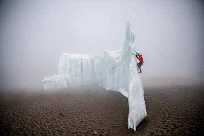 Ice in the mist