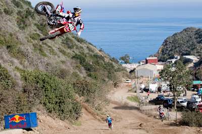 Wil Hahn cracks a whip at a 2010 Red Bull Ride Day