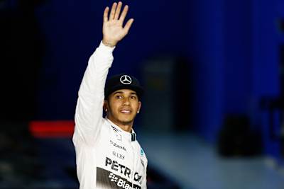 Bahrain Grand Prix winner Lewis Hamilton