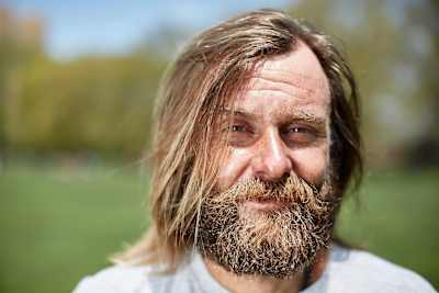 Patrick Sweeney after his run