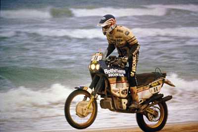 Mejores coches del desierto: Honda NXR750V