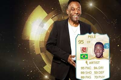Le joueur de foot brésilien Pelé dans Ultimate Team sur FIFA 16 !
