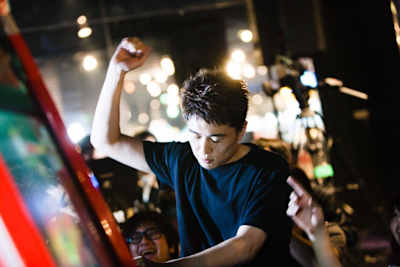 Bonchan celebrates a victory