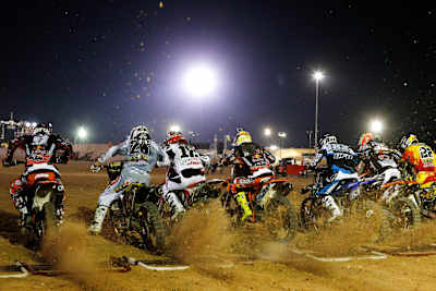 Motocross under the lights
