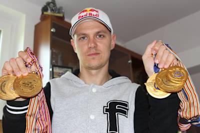 6 złotych – tylko Hampel ma taką kolekcję medali
