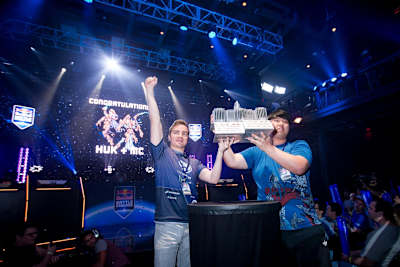 HuK and MC are exultant after their finals victory