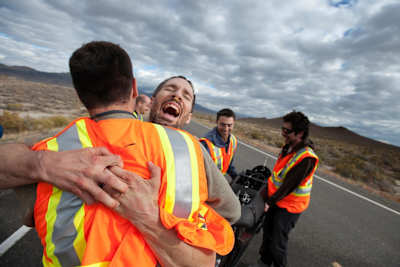 Todd celebra il nuovo record di velocità