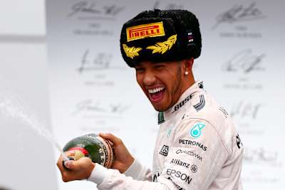 Lewis Hamilton F1 Grand Prix de Russie