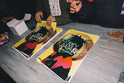Joey Bada$$ Posters given to early arrivals at 30 Days in LA