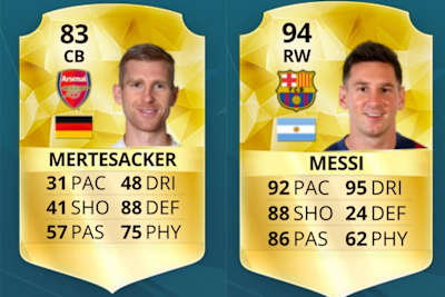 The difference between cards you can get in a pack