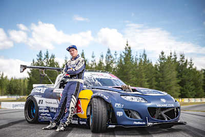 Mad Mike Whiddett with his RADBUL