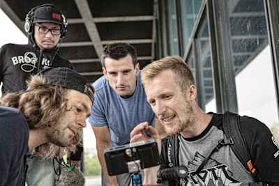 Checking back the footage