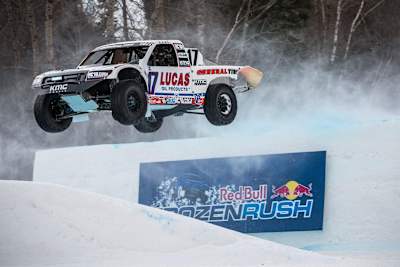 Carl Renezeder in the 2016 Frozen Rush final