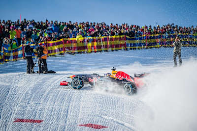 Max Verstappen stops to make an iced donut Max Verstappen stops to make an iced donut