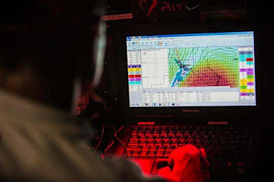 Will Oxley studies the remnants of cyclone Pam Will Oxley studies the remnants of cyclone Pam