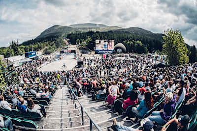 A big Crowd turned up for the Fort William World Cup MTB DH qualifiers on June 4, 2016