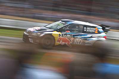 Jari-Matti Latvala at Goodwood Festival of Speed 2016
