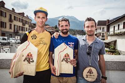 K3 Men's podium Moletto (L), Gotsch (C), Hofer (R)