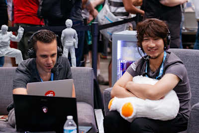 Jiyuna (left) working with Daigo at Evo 2016 Jiyuna (left) working with Daigo at Evo 2016