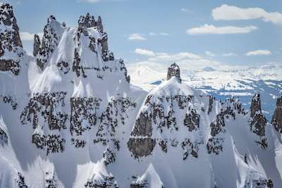 Travis Rice rocking out in the Wyoming backcountry