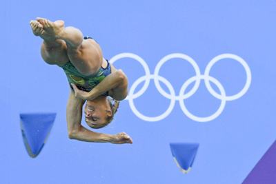 Tania Cagnotto durante i Giochi Olimpici