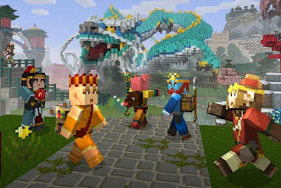 Offizieller Minecraft Screenshot. Offizieller Minecraft Screenshot.