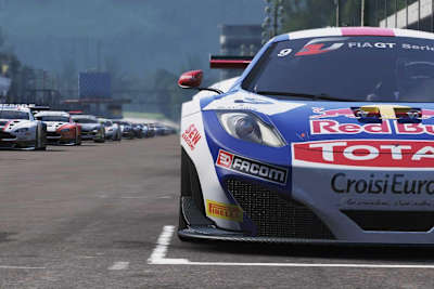 A screenshot from the renowned Project CARS racing sim video game
