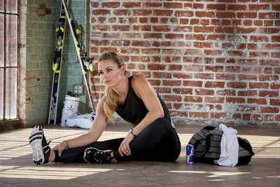 Lindsey Vonn zalicza poranny trening