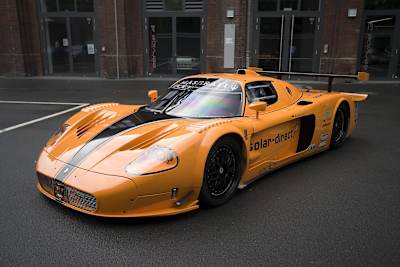 The dominant 6.0L V12 Maserati MC12