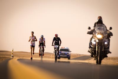 Helder Santos from Portugal seen during the Wings for Life World Run in Dubai, United Arab Emirates, on May 8th, 2016