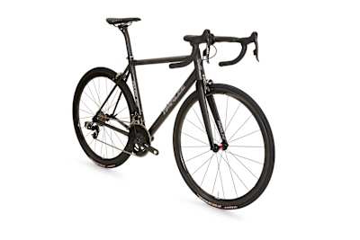 Three quarter view of the Parlee Z-Zero Road Bike