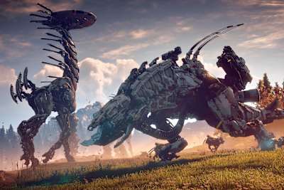 Horizon Zero Dawns illustre Maschinenwelt