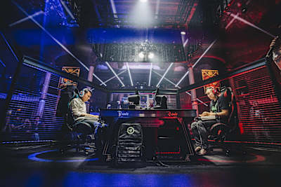 An image of the stage at Red Bull Kumite 2016