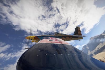A screenshot of a plane in Red Bull Air Race: The Game