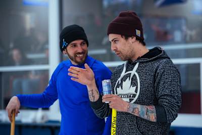 Chris Plys participates in a scrimmage in Blaine, USA on 01 April 2017.