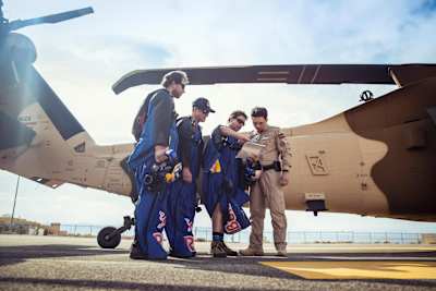 A quick brief with his Royal Highness